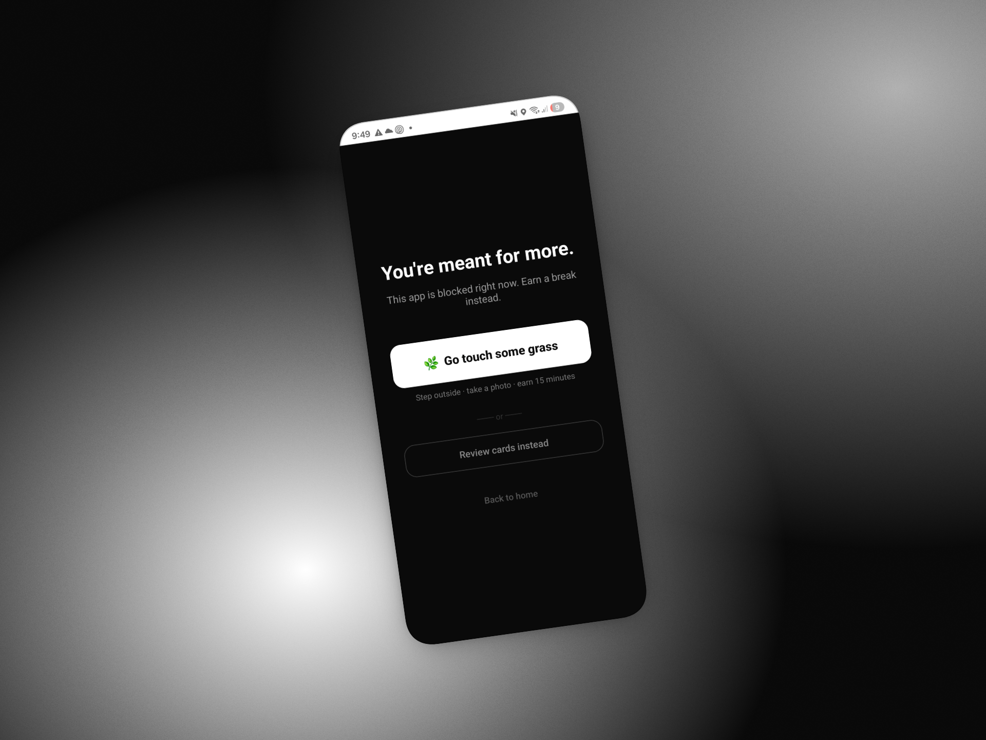 Blocked apps list